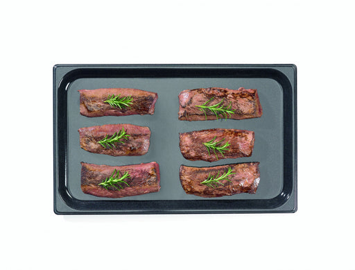 PA767727 1/1Gn Black Enamelled Baking Tray