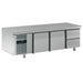 Sagi KSB2M Low Level Fridge Counter - 2 Drawers