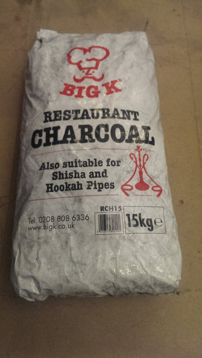 Big K RCH15 Restaurant Grade Lumpwood Charcoal (15Kg Bag)