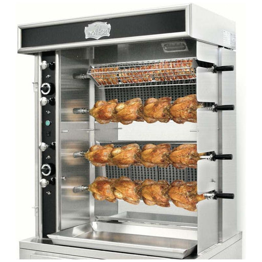 Inotech Legend ITL360 (Narrow) "Wall of Flame" 6 Spit Rotisserie (Image Shows 4 Spit)