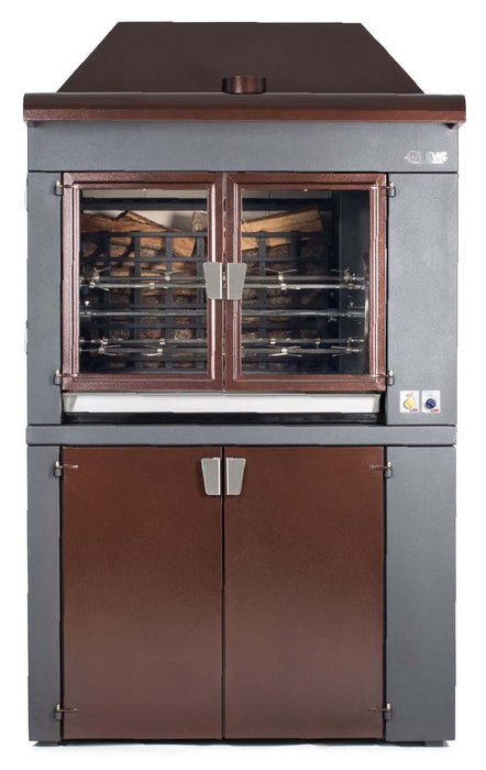 GA100/6 Wood Fired Rotisserie - 30 Bird Capacity