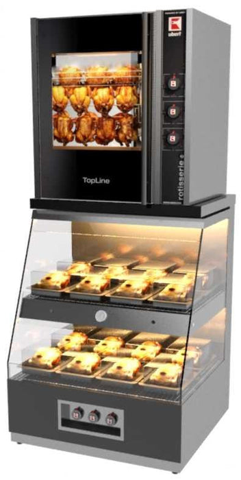 Ubert Rt406 Qsm Grill & Serve - Rotisserie with Heated Grab & Go