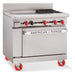 American Range AR24G-2B - 24" Griddle + 2 Open Burner Gas Range