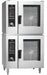 Giorik Evolution SETE261DD Stacked Pass Thru Electric Combi/Bake Off Oven with Wash System