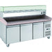 Chefs Range PP3+ - 3 Door Pizza Prep Counter