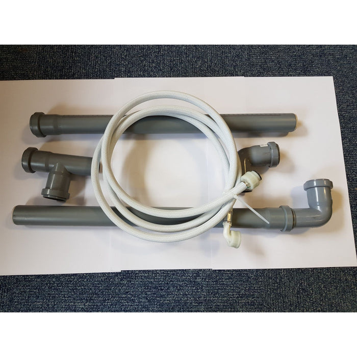 Giorik Steambox 2027120 Installation Kit - 1 X 50Mm Waste Connector, 2 X 90' 50Mm Dia Elbows, 1 X 600 X 50Mm Dia Length of Pipe, 1 X Water Hose 3/4"