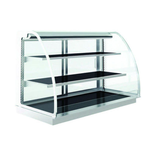 Emainox Elegance 8046753A 5 X 1/1Gn Grab & Go Drop In Ceran 3 Tier Heated Display