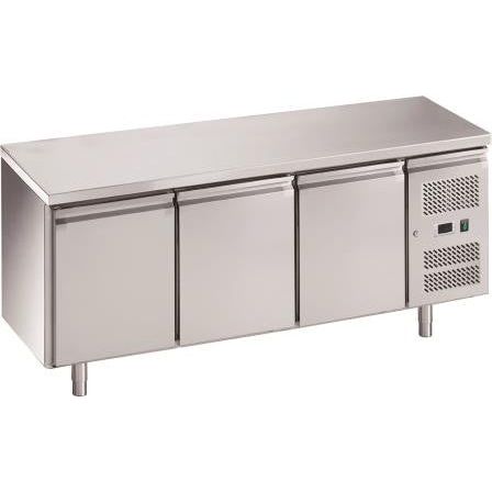 Chefs Range RC3H 3 Door Fridge Counter with Castors