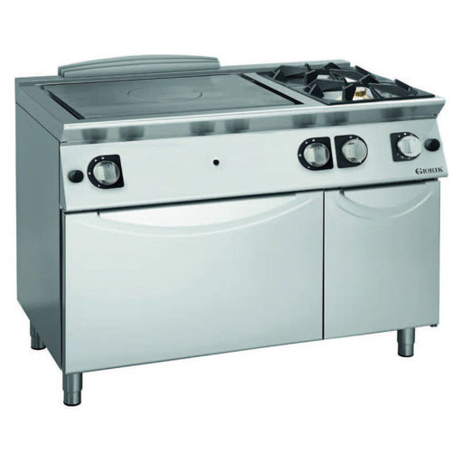 Giorik TG76FTR Medium Duty Gas Solid Top Range + 2 Open Burners