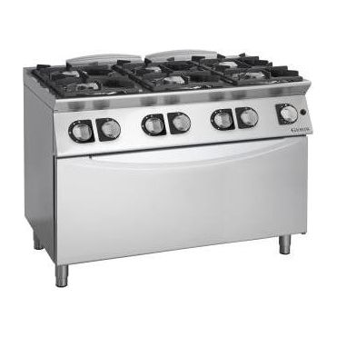 Giorik ECG760H - 6 Burner Gas Range with Maxi Oven