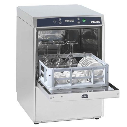 Aristarco AS40.30EDPWS -16 Pint Undercounter Glasswasher 400 X 400Mm Basket with Inbuilt Water Softener