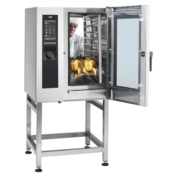 Giorik SETE101DD 10 X 1/1Gn - Pass Thru Electric Combi Oven with Wash System