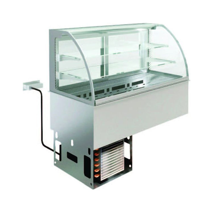 Elegance 8046907HC Drop In 2 Tier Refrigerated Display + Dolewell Base - Operator Service 5 X 1/1Gn