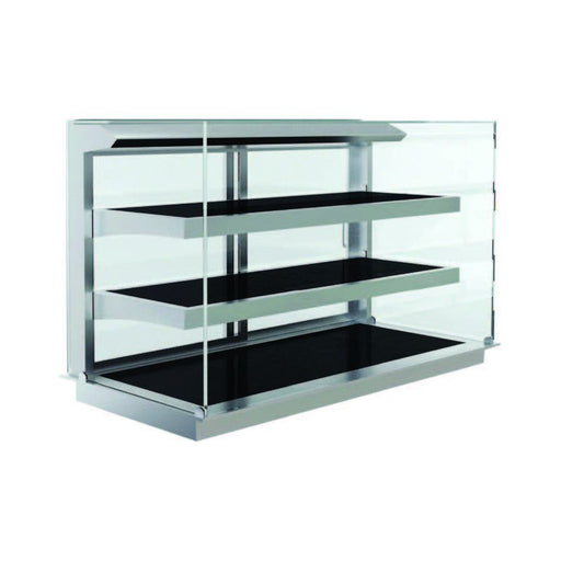 Emainox Elegance 8046750A 2 X 1/1Gn Grab & Go Drop In Ceran 3 Tier Heated Display