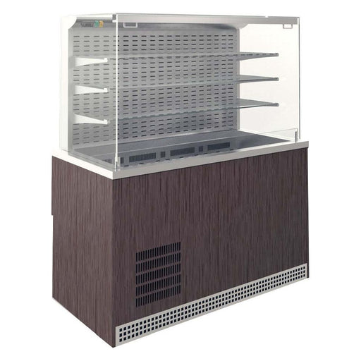 Emainox Wall Self Supreme 8087575 - 3 Shelves + 3 X 1/1Gn Refrigerated Grab & Go Display with Dolewell