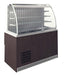 Emainox Wall Self Supreme 8087576 - 3 Shelves + 4 X 1/1Gn Refrigerated Grab & Go Display with Dolewell