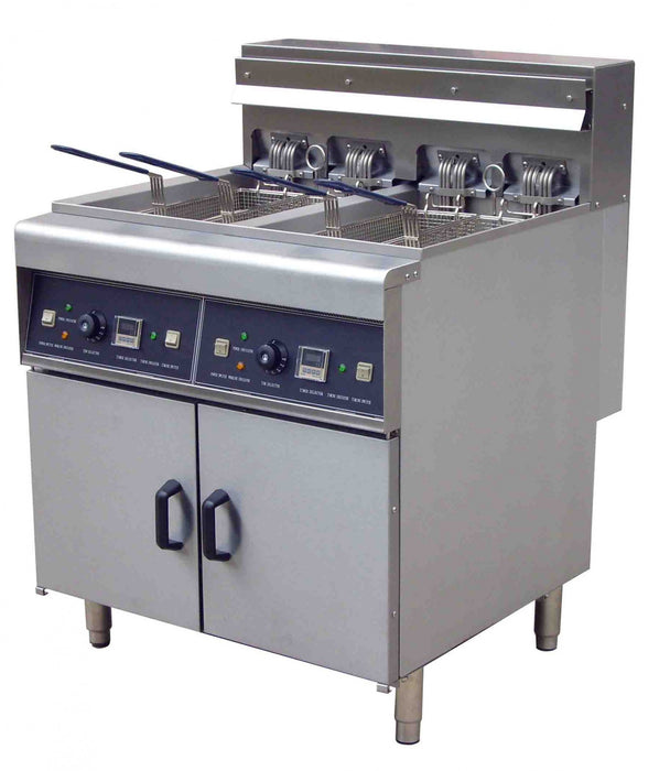 Chefs Range DF28L-2 - 28+28 Ltr Twin Tank Electric Fryer