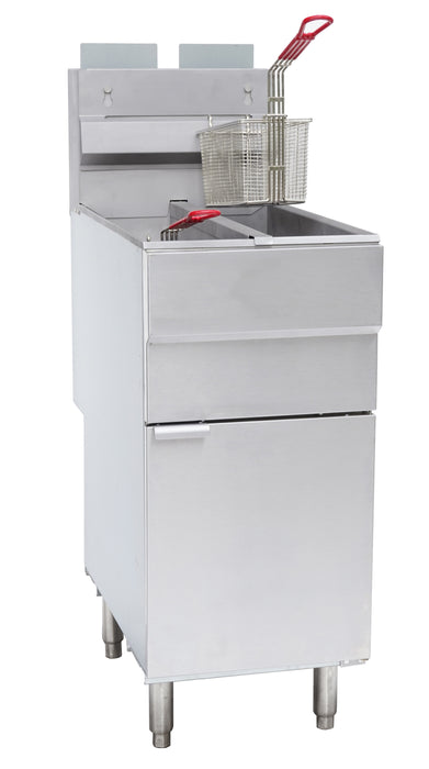 Chefs Range GF120T - 10+10 Ltr Slimline Twin Tank Gas Fryer (4 Burner)