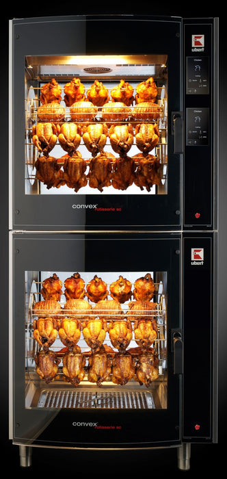 Ubert Convex RT616CC 16 Spit Rotisserie with Self Wash System - Pass Thru'