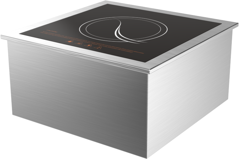 Chefs Range GXDIIH1S-3 - Drop In Induction Hob - 3Kw Power (Steel Suround)