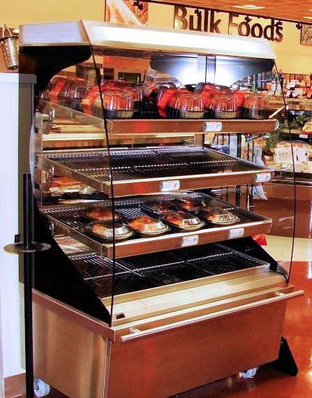 Ubert QS1 Floorstanding Grab & Go Heated Display - 8 X 1/1Gn Capacity