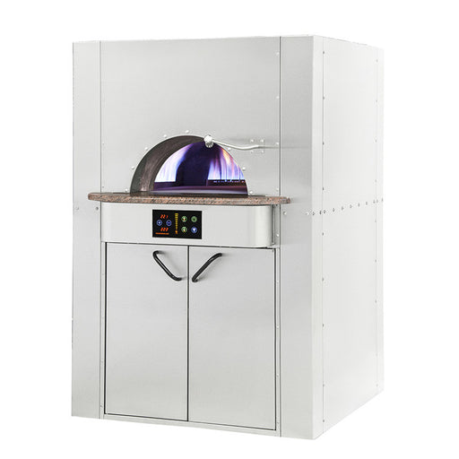 Morello Forni Quadro 85G - Gas Dome Oven To Be Built In - Static Deck 4 X 300MM Pizzas