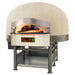 Morello Forni FGRI110-CB Hybrid Gas/Wood Painted Dome Pizza Oven - Rotating Oven Floor 8 X 300Mm Pizzas