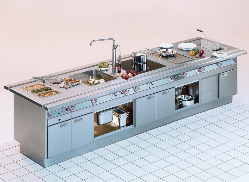 Palux Twingo - Island/Pass Thru' Heavy Duty Modular Cook Line