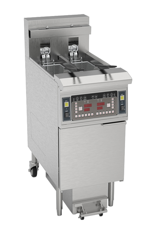 Chefs Range ECE213 - Twin Tank 11.5+11.5 Ltr Electric Filtration Fryer