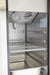 Chefs Range GN280BTVG - 280Ltr 1/1Gn Glass Door Slimline Single Door Upright Freezer