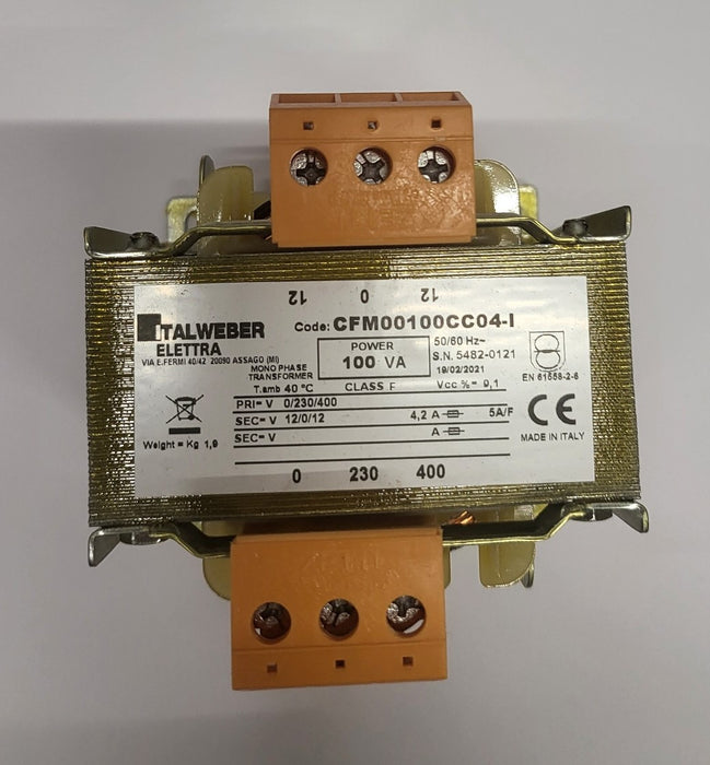 Italforni 86103012 TSA/B/C Conveyor Ovens Transformer