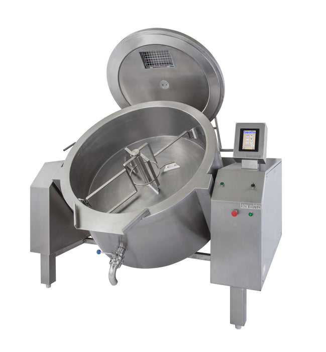 Baratta PERM-500 510 Ltr Elec Indirect Heat Tilting Kettles with Stirrer with Touchscreen Programmable Controls