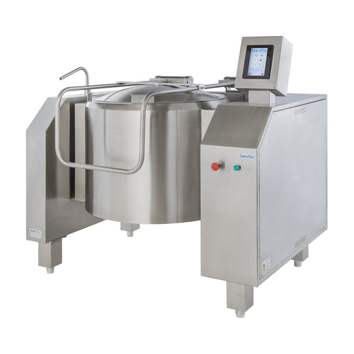 Baratta PGRM-100E 110 Ltr Gas Indirect Heat Tilting Kettles with Stirrer with Touchscreen Programmable Controls