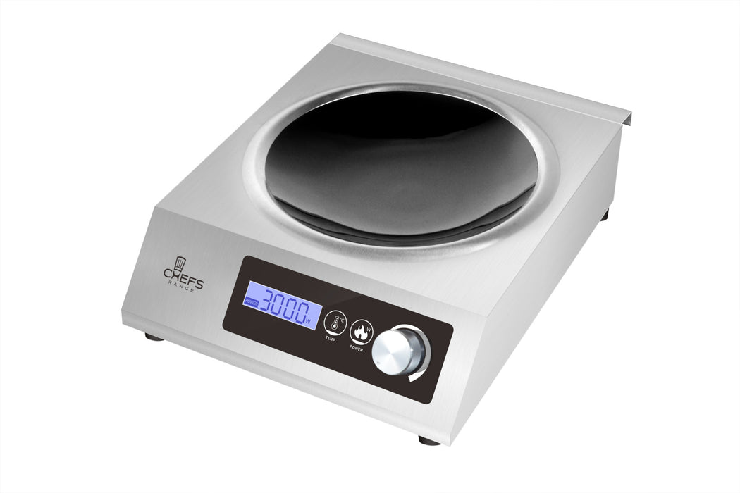 Chefs Range BEHB300A-1 - 3.0Kw Countertop Wok Induction Hob