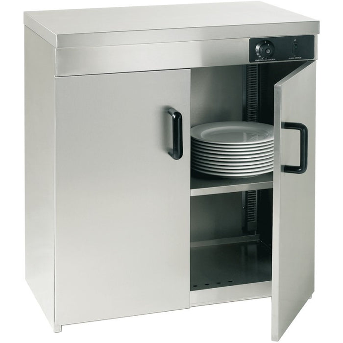 Chefs Range HC2 Double Door Plate Warmer/Hot Cupboard - 120 Plates