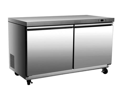 Chefs Range TUC-48F/60 2 Door S/Steel Under Counter Freezer