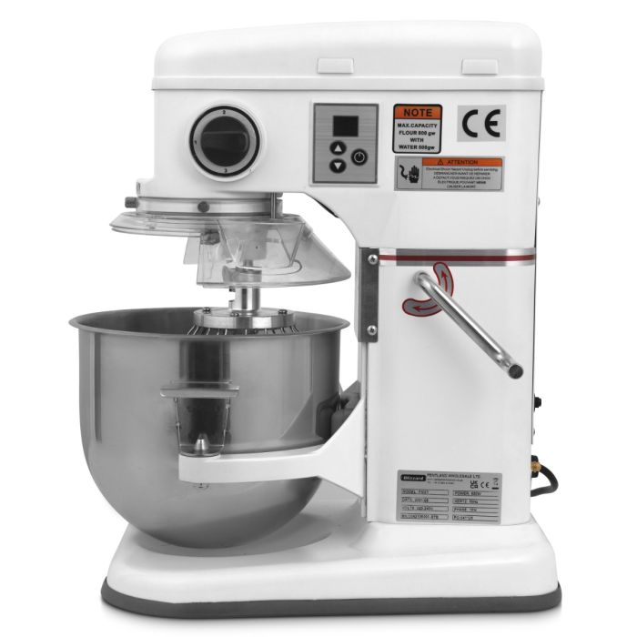 Blizzard 650w White 7 Litre Planetary Mixer FMX7