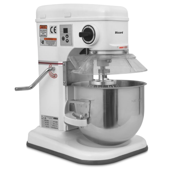 Blizzard 650w White 7 Litre Planetary Mixer FMX7