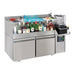 Combisteel REFRIGERATED COUNTER 2 DOORS WITH COCKTAIL BAR STATION