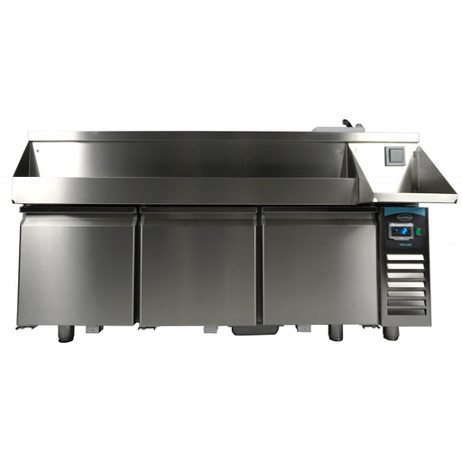 Combisteel REFRIGERATED COUNTER 3 DOORS WITH COCKTAIL BAR STATION