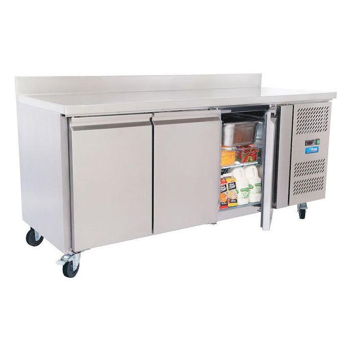 UNIFROST CR1800FT THREE DOOR FLAT TOP COUNTER FRIDGE