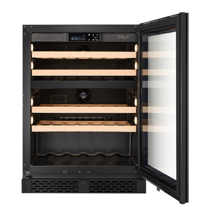 Cella 39 Bottle Dual Zone Wine cooler, W39D-BLACK