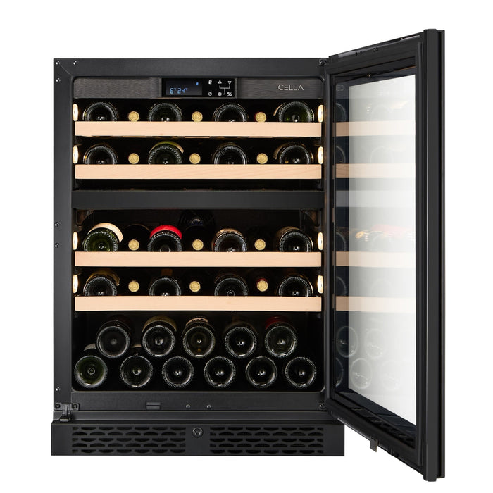 Cella 39 Bottle Dual Zone Wine cooler, W39D-BLACK