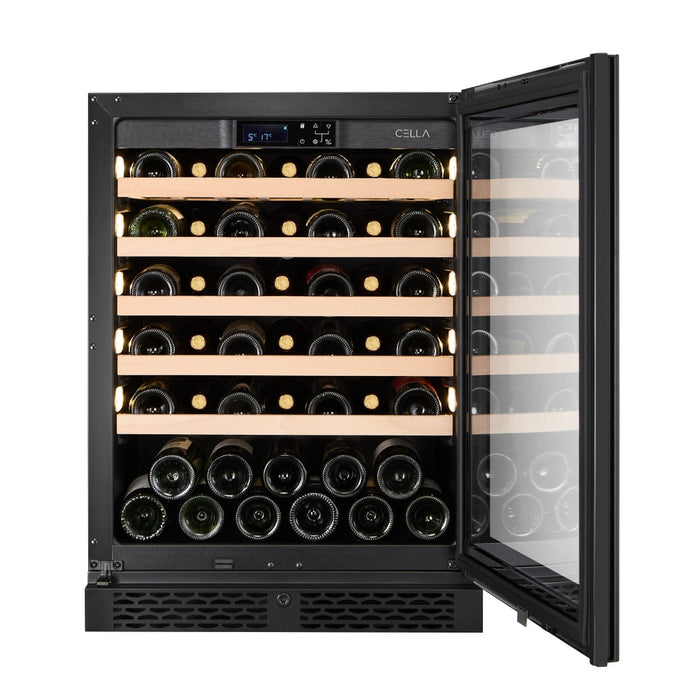 Cella 46 Bottle Single Zone Wine cooler, W46S-BLACK