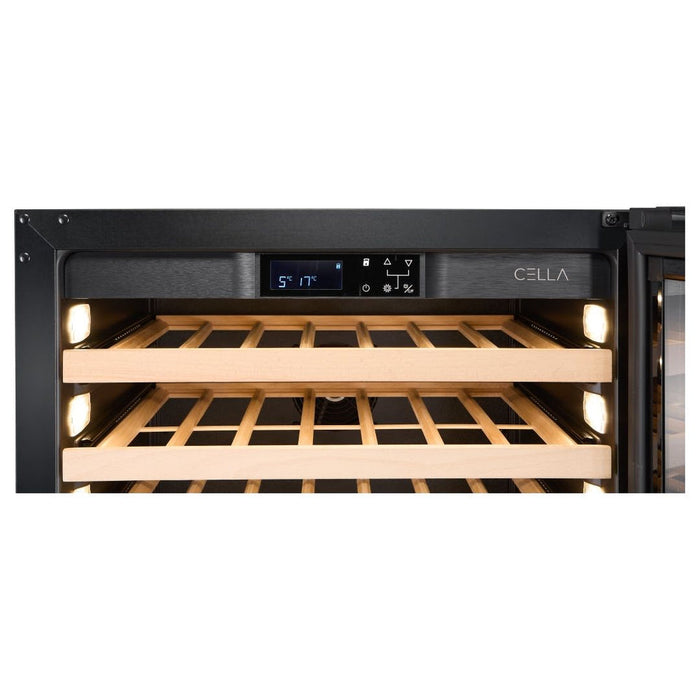 Cella 46 Bottle Single Zone Wine cooler, W46S-BLACK