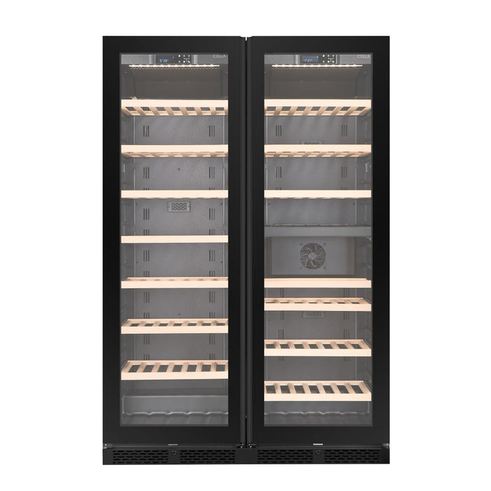 Cella Wine Fridge Combination, WFS163SD-BLACK