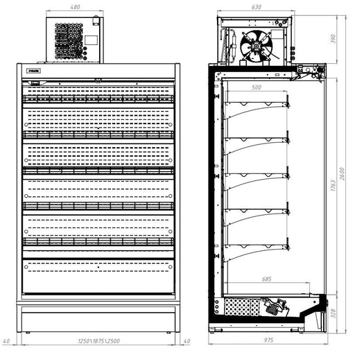 CombiSteel WALL MOUNTED UNIT MAX 4.0 - REMOTE - ChillCooler